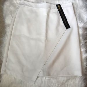 NWT Styled By Joe Zee Asymmetrical White Skirt